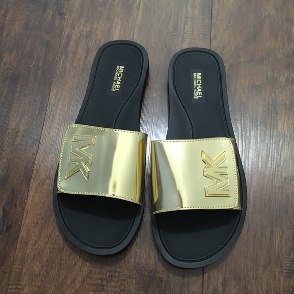 michael kors sliders womens